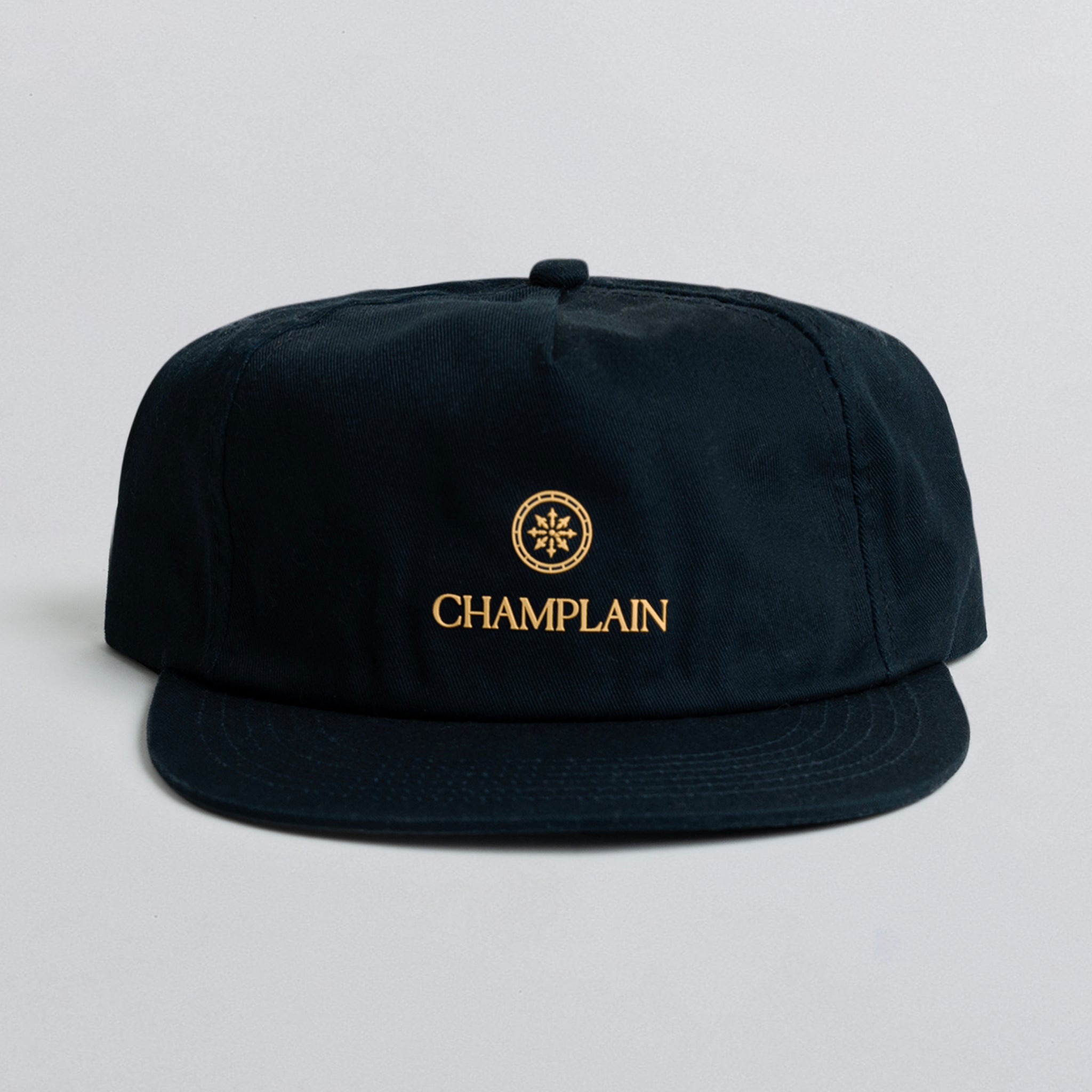 Champlain Hat - Yellow on Navy