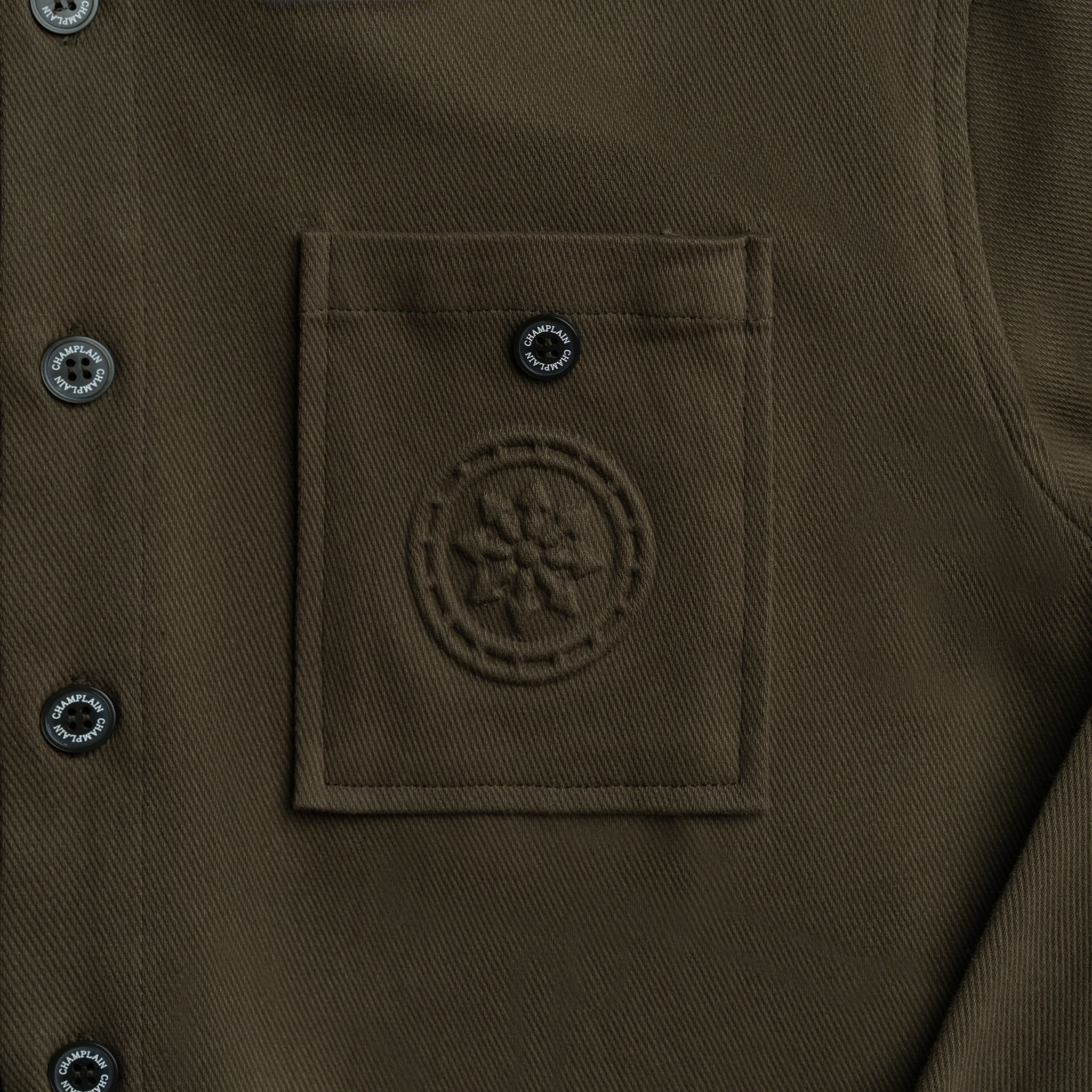 Twill Overshirt Olive