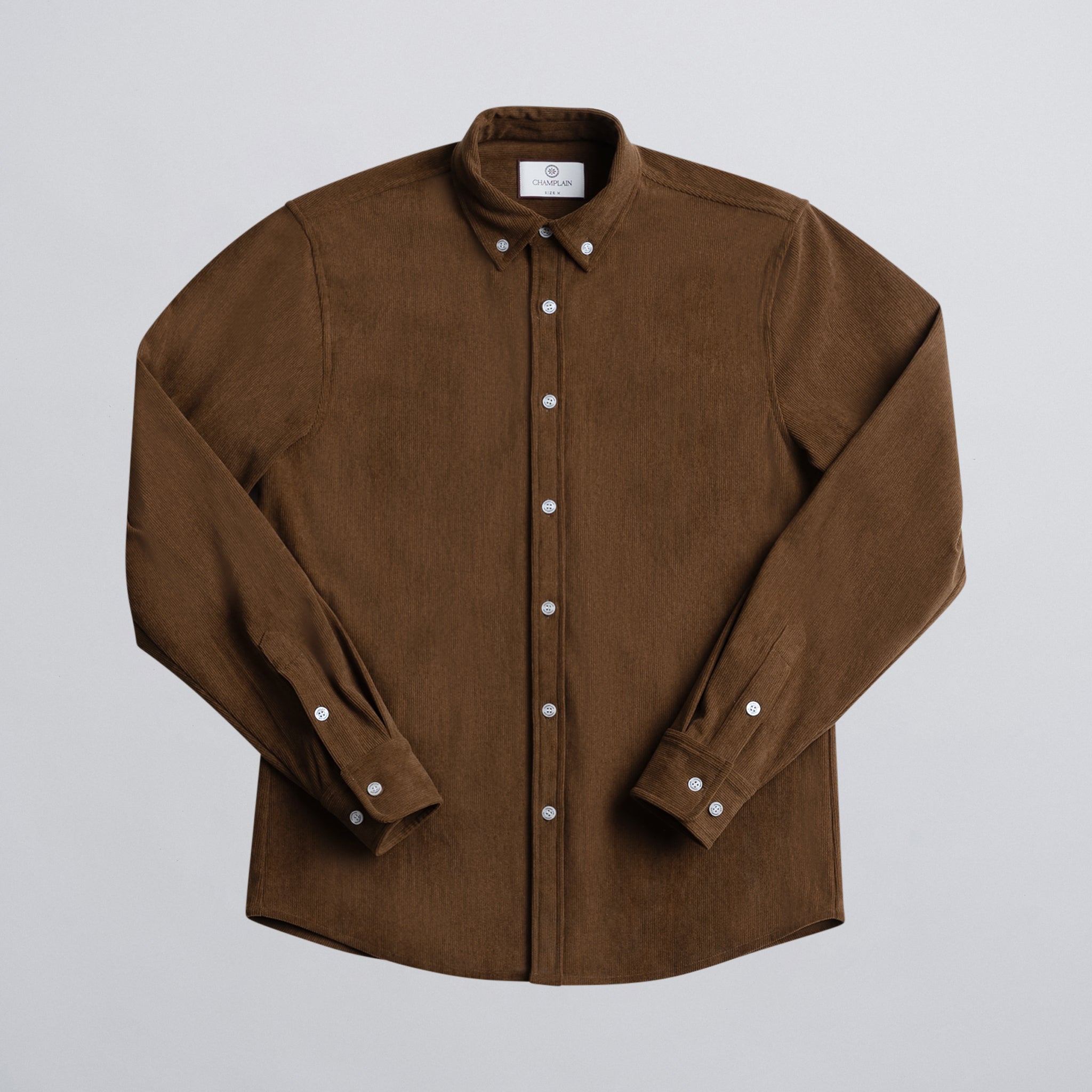 Cord Shirt Brown
