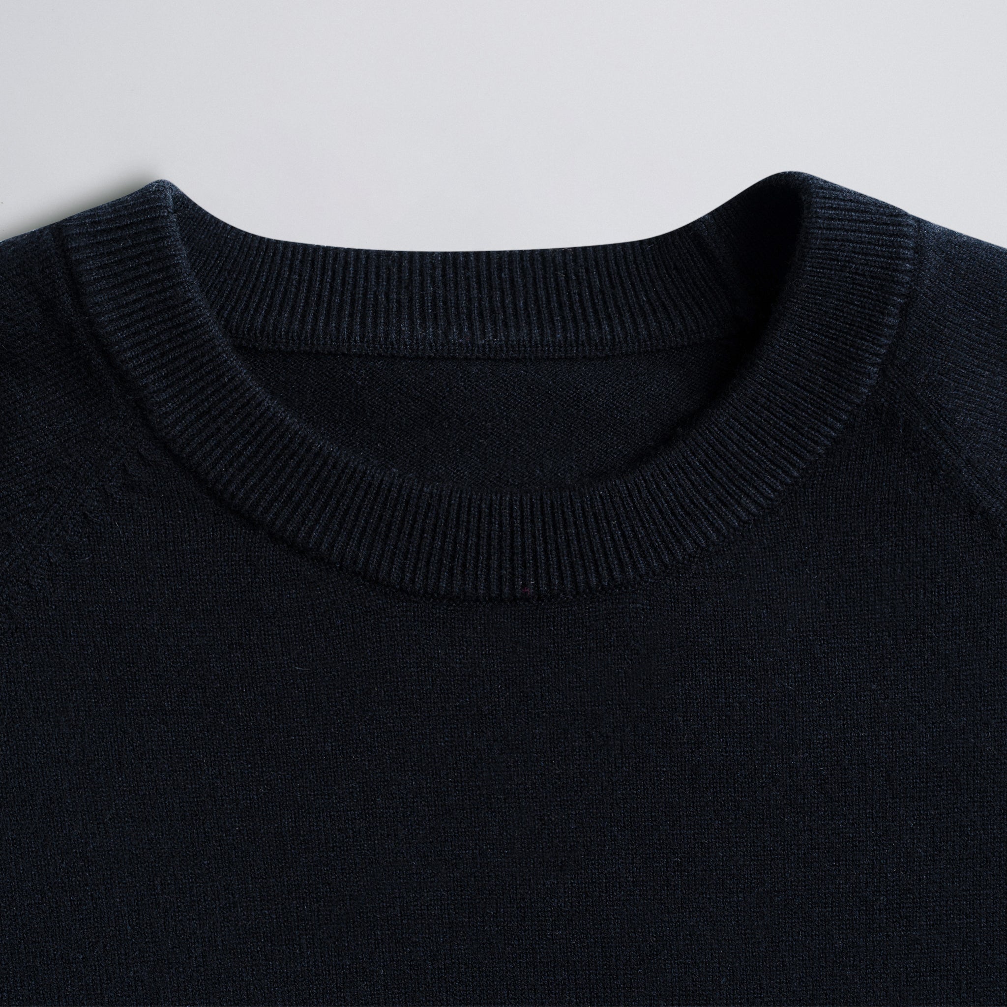 Midweight Knit Sweater Black