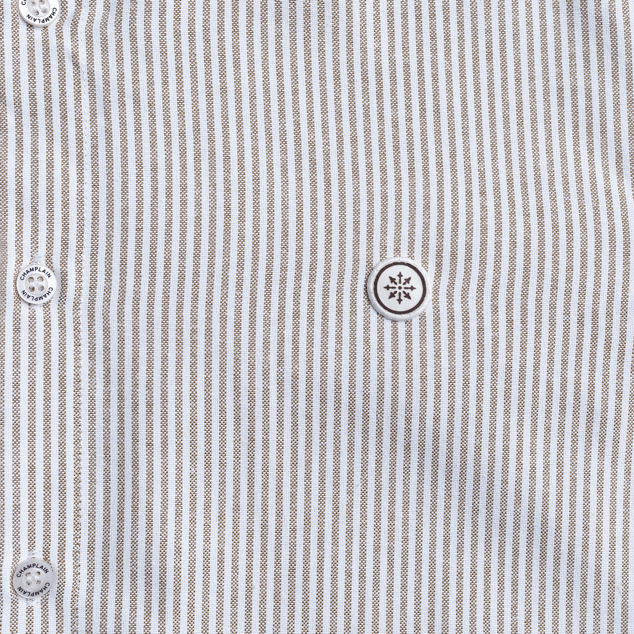 Striped Shirt Brown