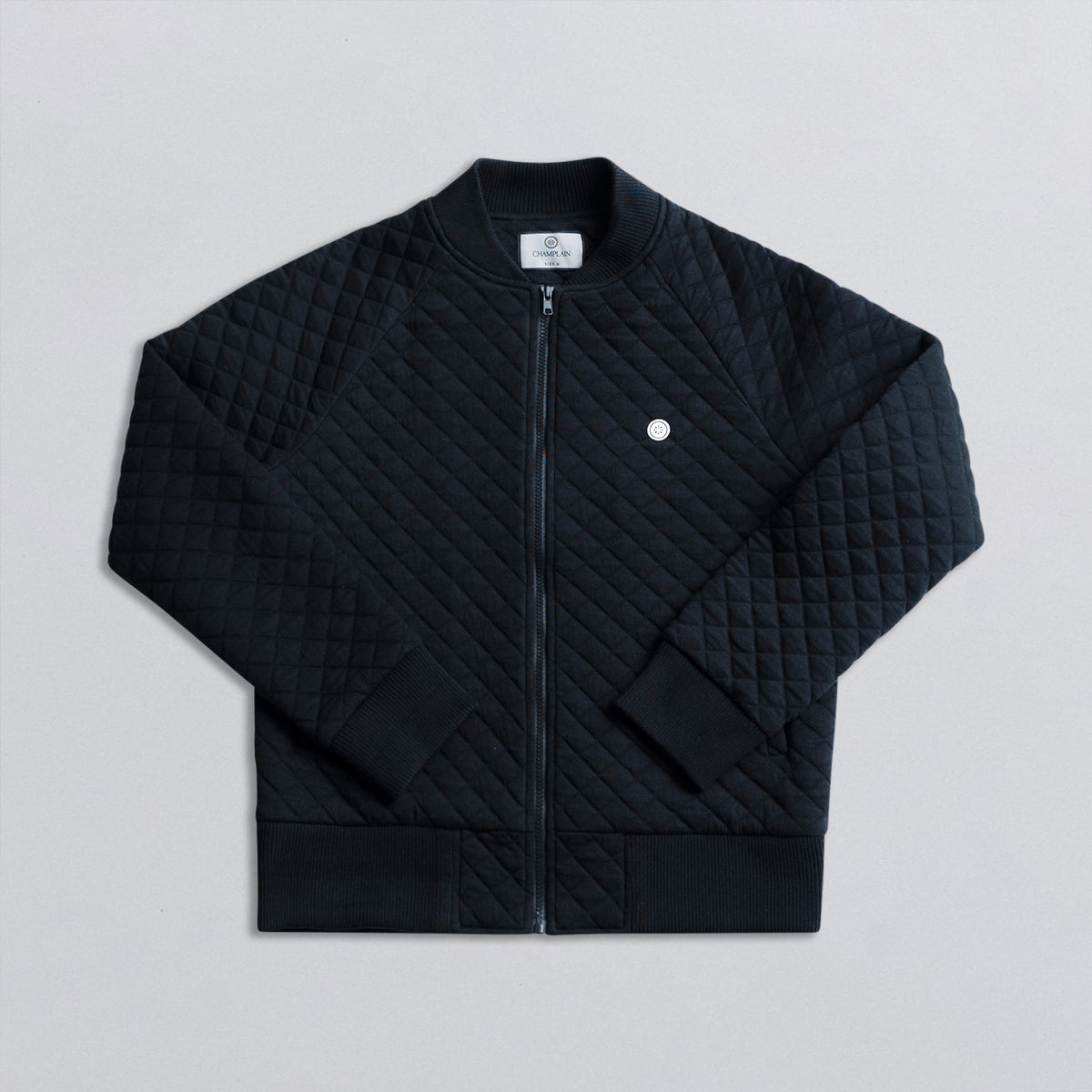 Full Zip Bomber Black