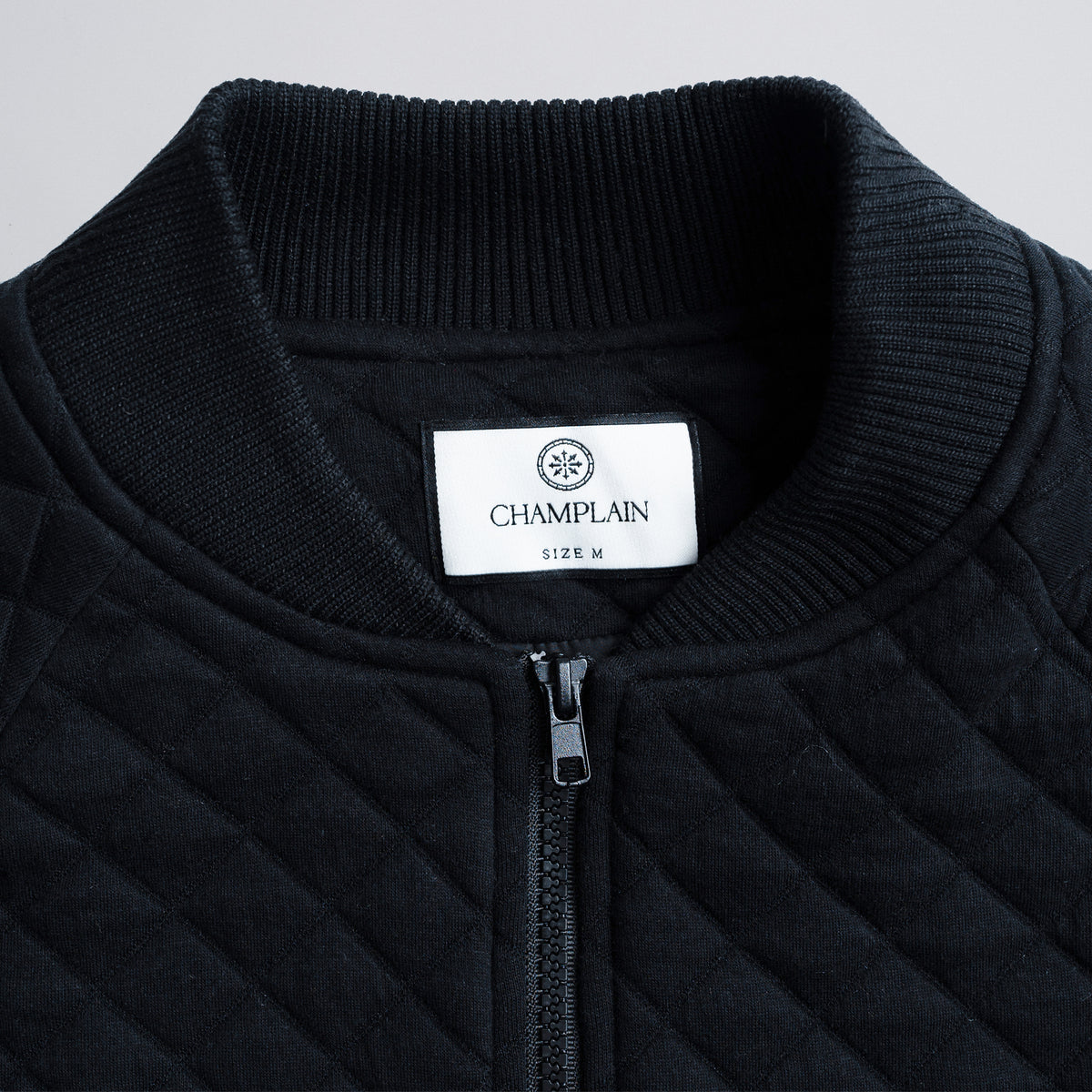 Full Zip Bomber Black