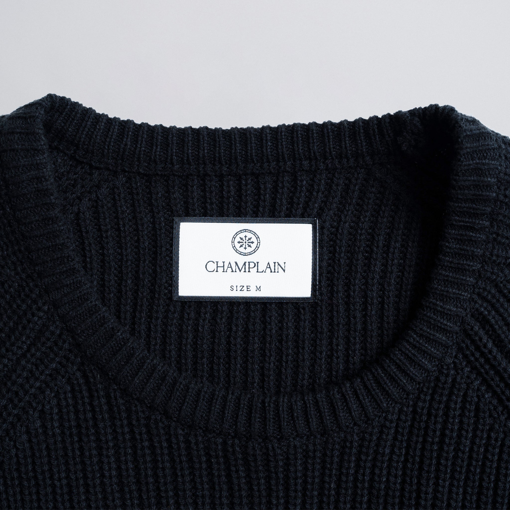 Fisherman Sweater Black