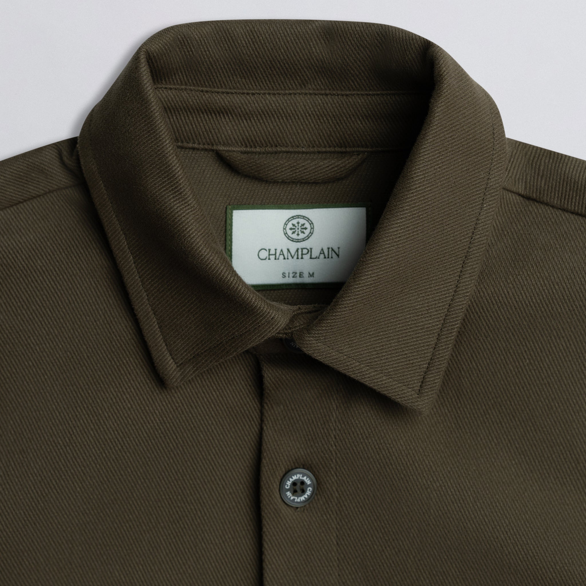 Twill Overshirt Olive