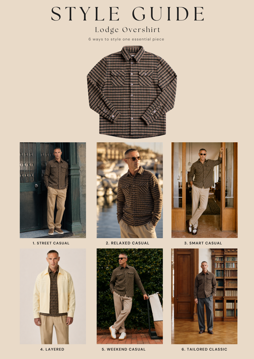 Lodge Overshirt Green Style Guide