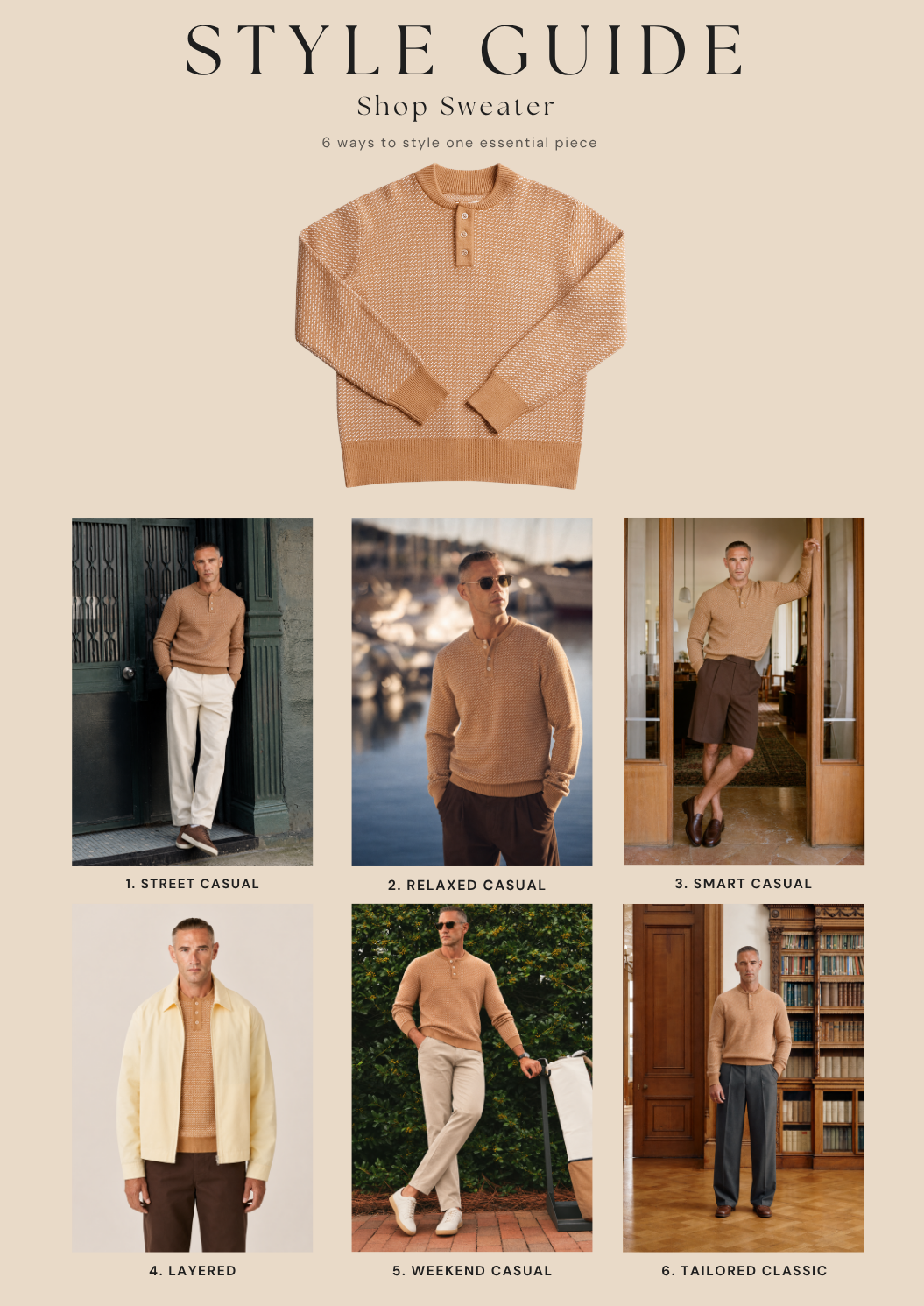 Shop Sweater Rust Style Guide