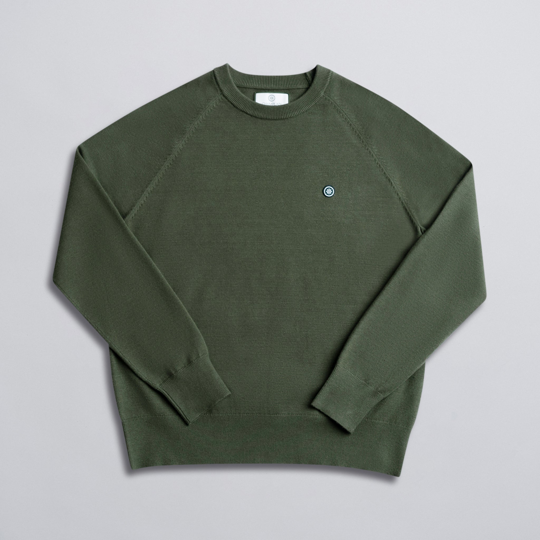 Midweight Knit Sweater Olive