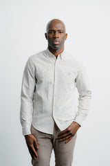 Stripe Dress Shirt Brown
