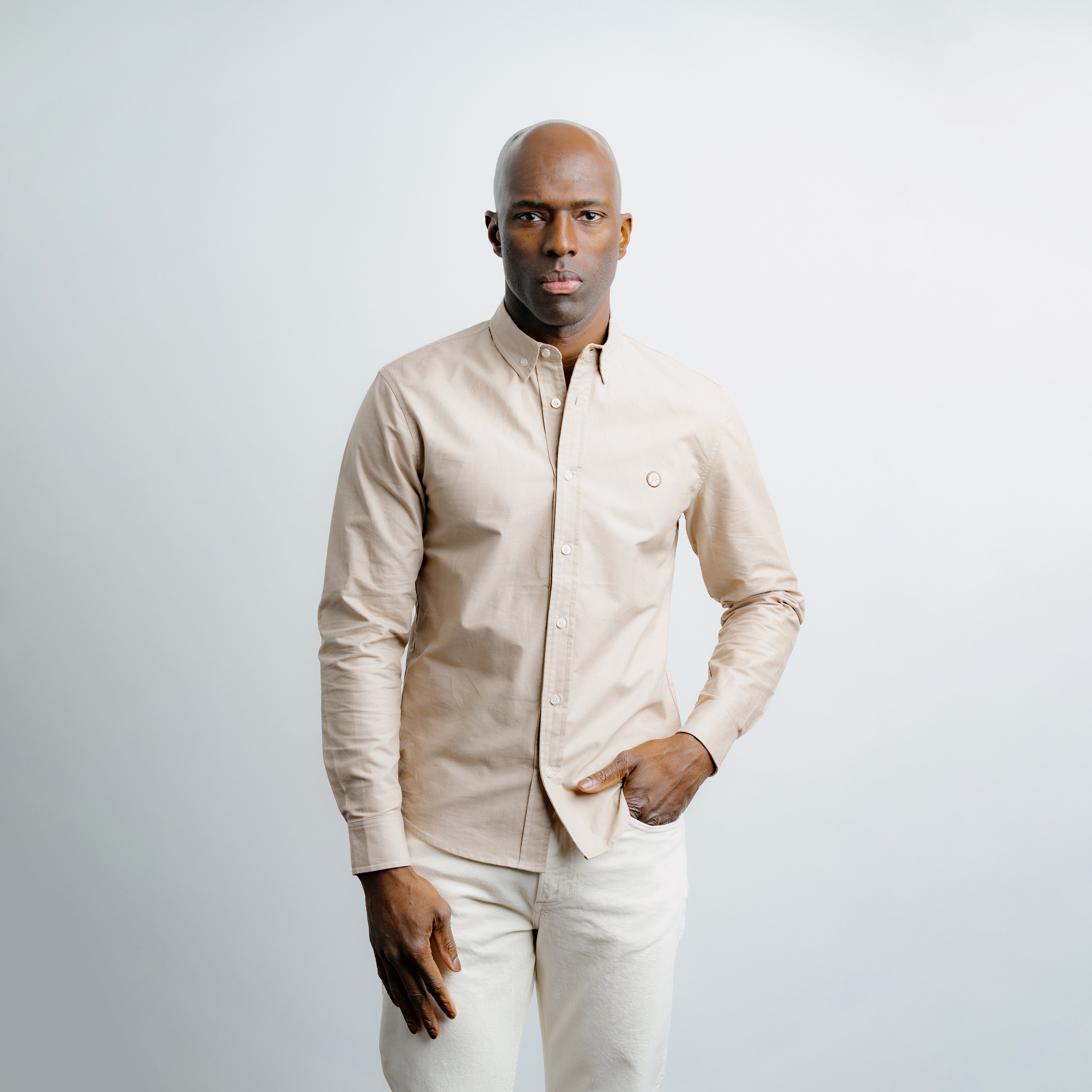 Oxford Dress Shirt Tan