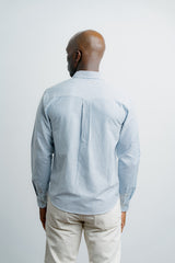 Stripe Dress Shirt Navy