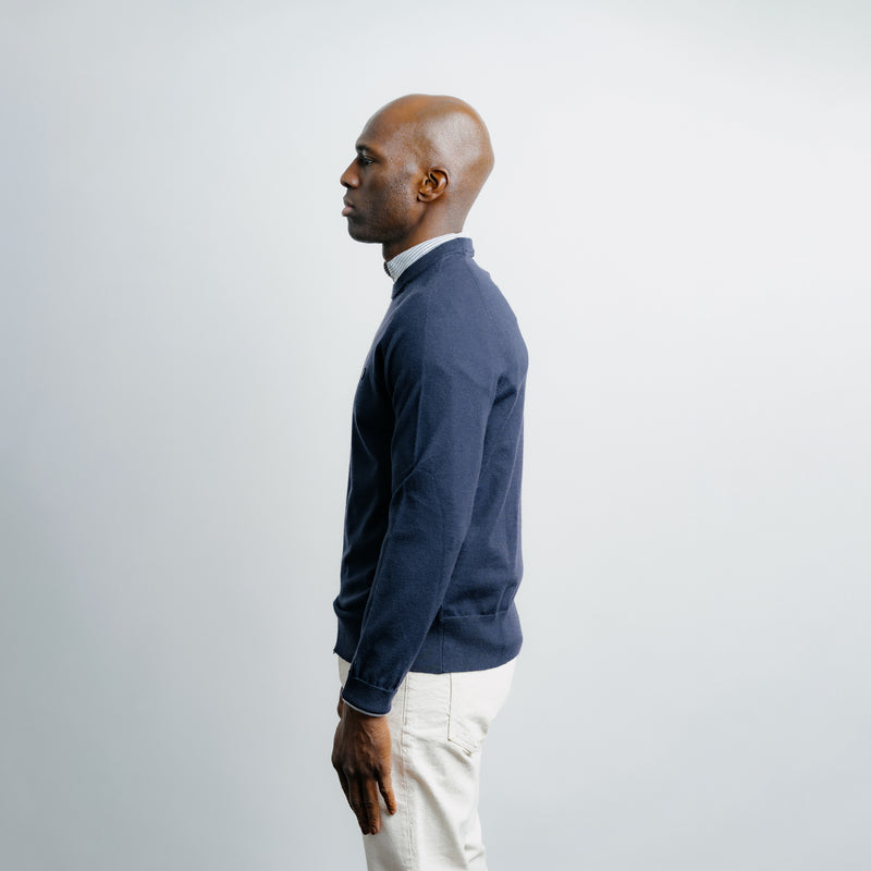 Light Weight Knit Sweater Navy