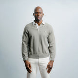 Long Sleeve Knit Rugby Olive
