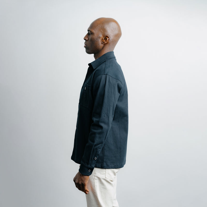 Twill Overshirt Navy