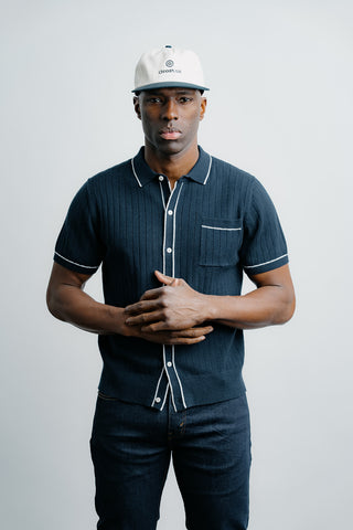 Button Down Polo - Navy thumbnail