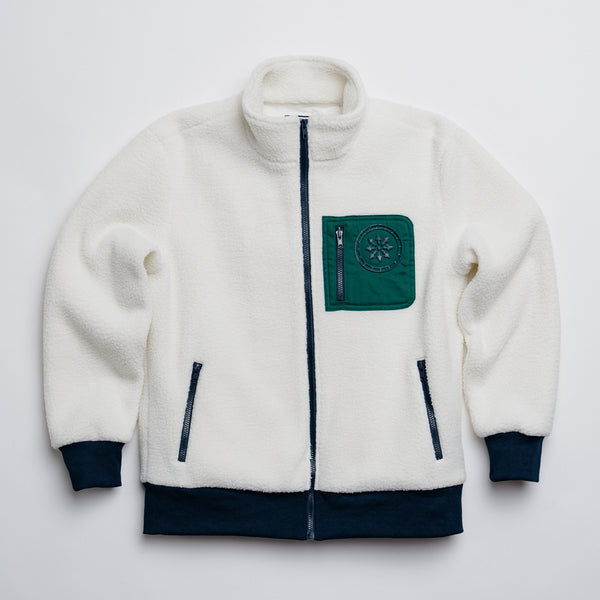 Fleece Zip Up - Cream