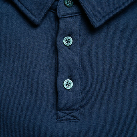 Wide Strip Long Sleeve Polo thumbnail