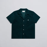 Corduroy Camp Collar Shirt - Green