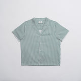 Camp Collar Pinstripe Shirt