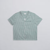 Camp Collar Pinstripe Shirt