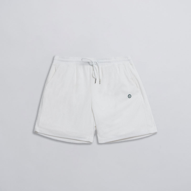 Corduroy Shorts - White