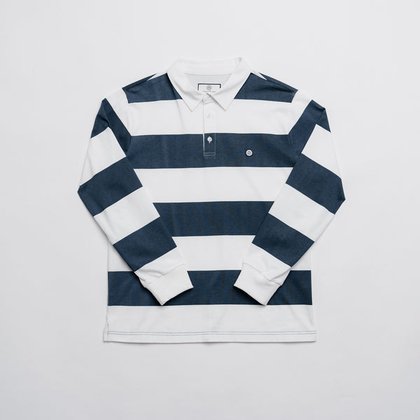 Striped Rugby Polo