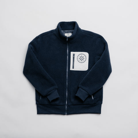 Fleece Zip Up - Navy thumbnail