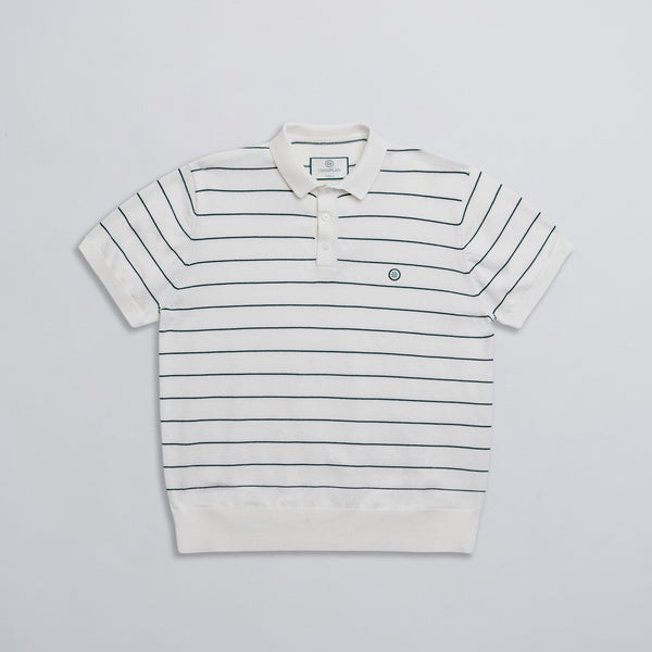 Stripe Knit Polo