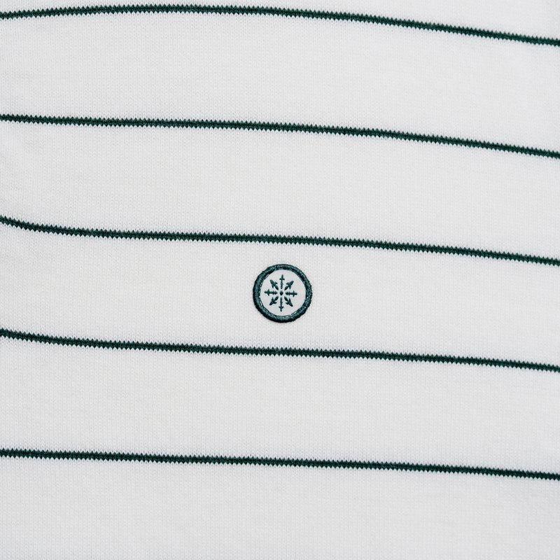 Stripe Knit Polo