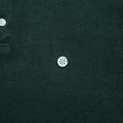 Knit Rugby Polo - Green thumbnail