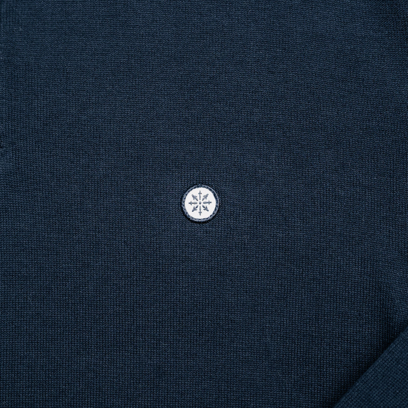 Knit Rugby Polo - Navy