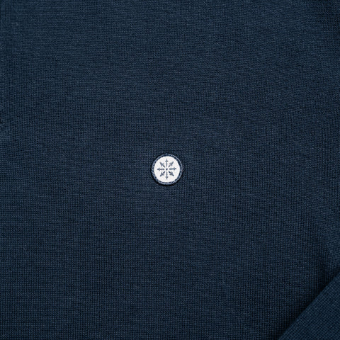 Knit Rugby Polo - Navy thumbnail