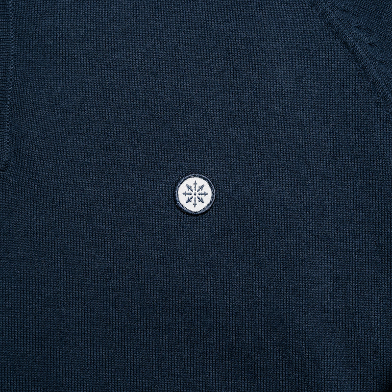 Long Sleeve Polo - Navy