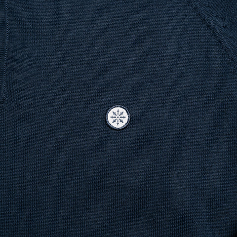 Long Sleeve Polo - Navy thumbnail