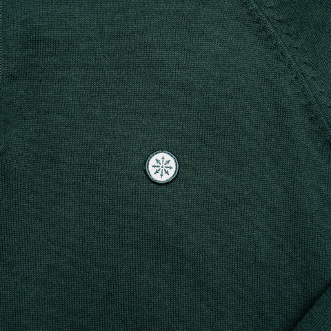 Long Sleeve Knit Polo - Green thumbnail