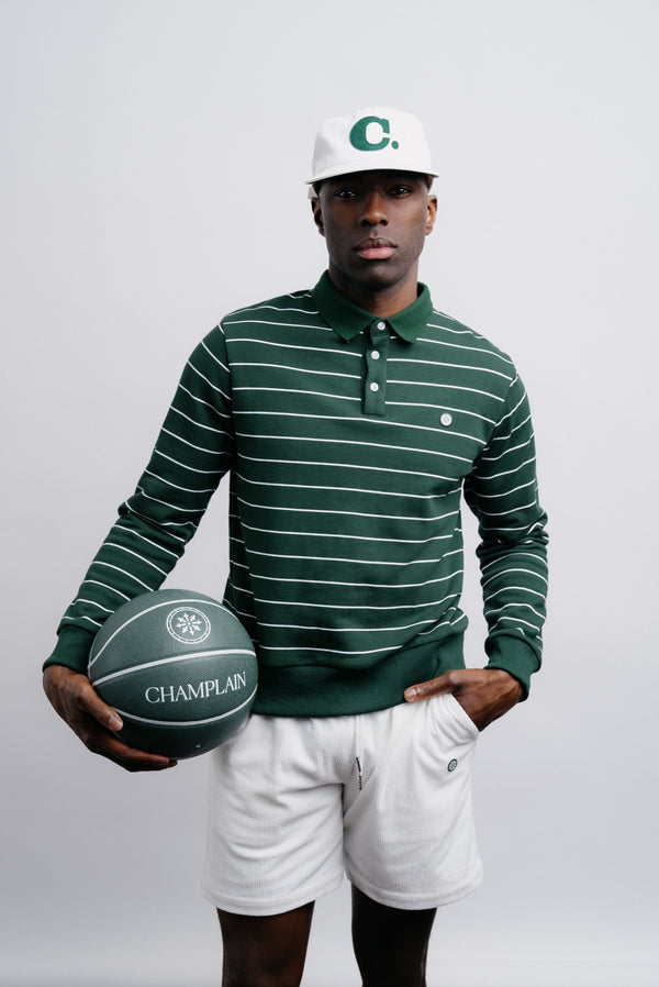 Long Sleeve Fleece Polo