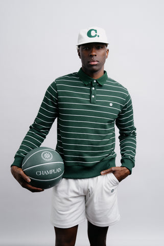 Long Sleeve Fleece Polo thumbnail