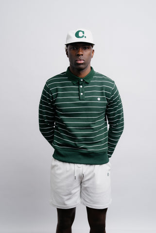 Striped Long Sleeve Polo thumbnail