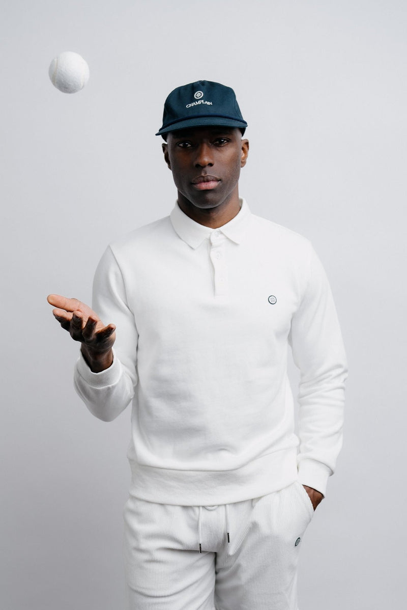 Long Sleeve Fleece Polo