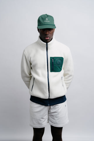 Fleece Zip Up - Cream thumbnail