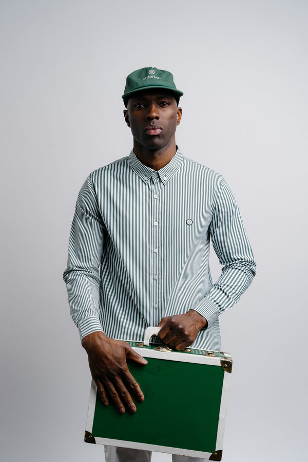 Stripe Dress Shirt Green