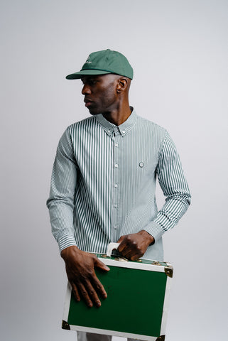 Stripe Dress Shirt Green thumbnail